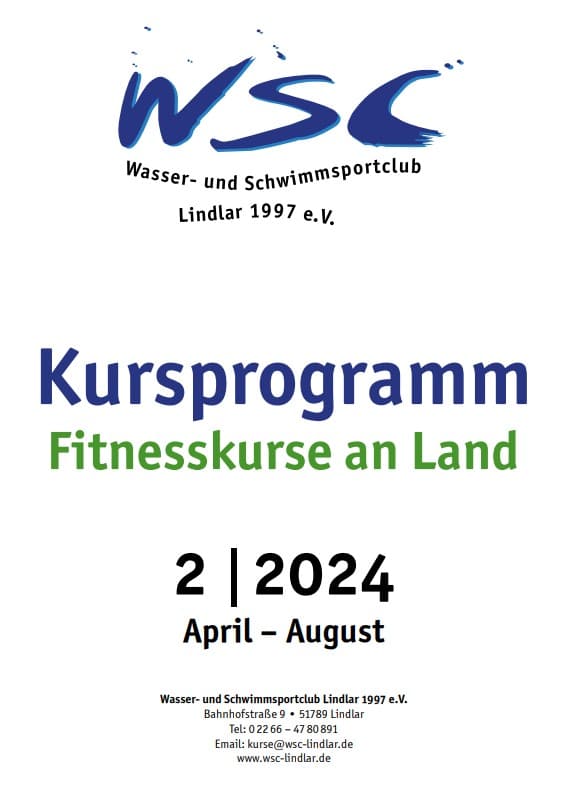 WSC Lindlar Fitnesskurse an Land Q2 24 1