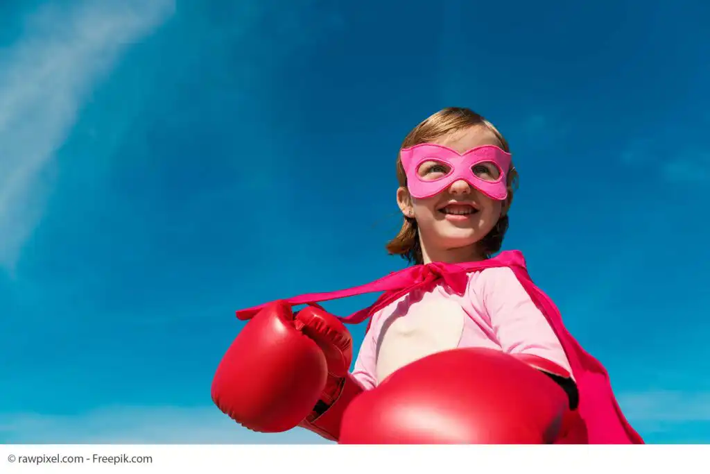 Selbstwertgefühl von Kindern stärken Motivation Superheld stolz Boxen Emotionen Gefühle