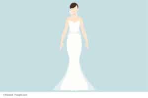 Hochzeitskleid Brautkleid Meerjungfrau