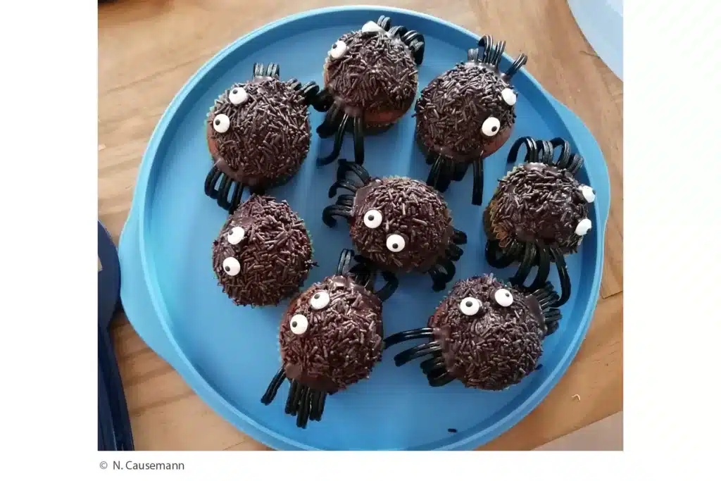 Halloween DIY Essen Spinnen
