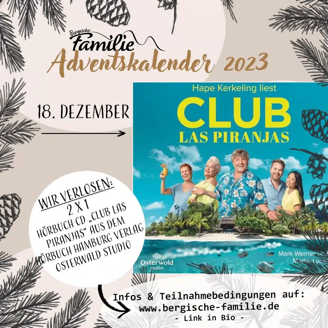 Adventskalender 2023 18 Club las Piranjas