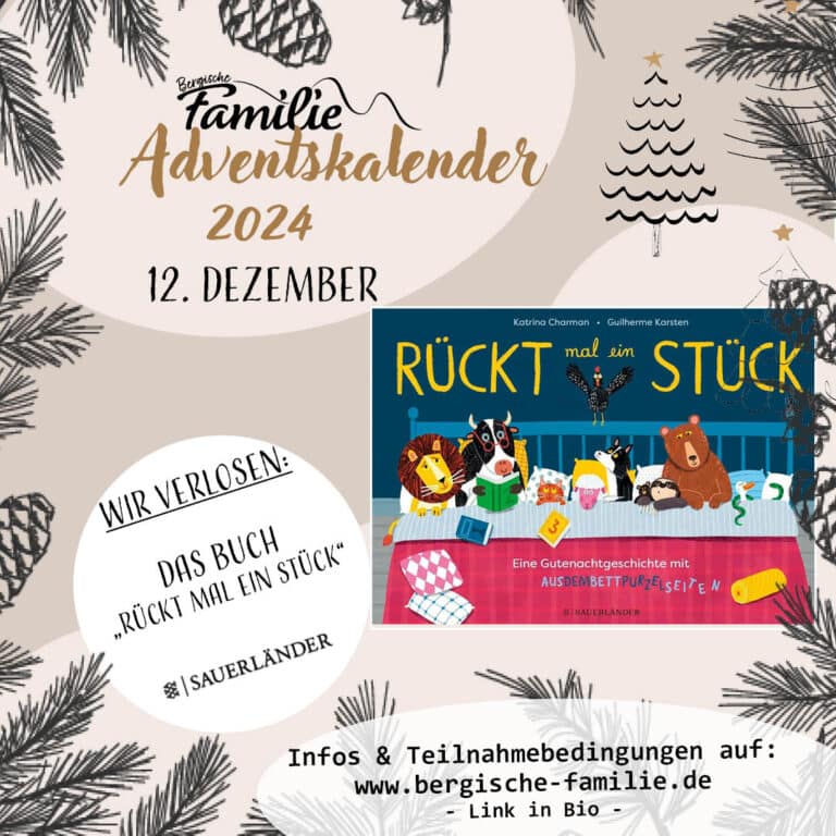 Adventskalender 2024 12 Buch rückt mal ein Stück Sauerländer