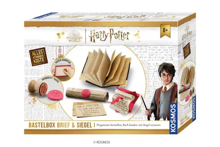 Geschenketipp KOSMOS Alleskönnerkisten Harry Potter Brief und Siegel