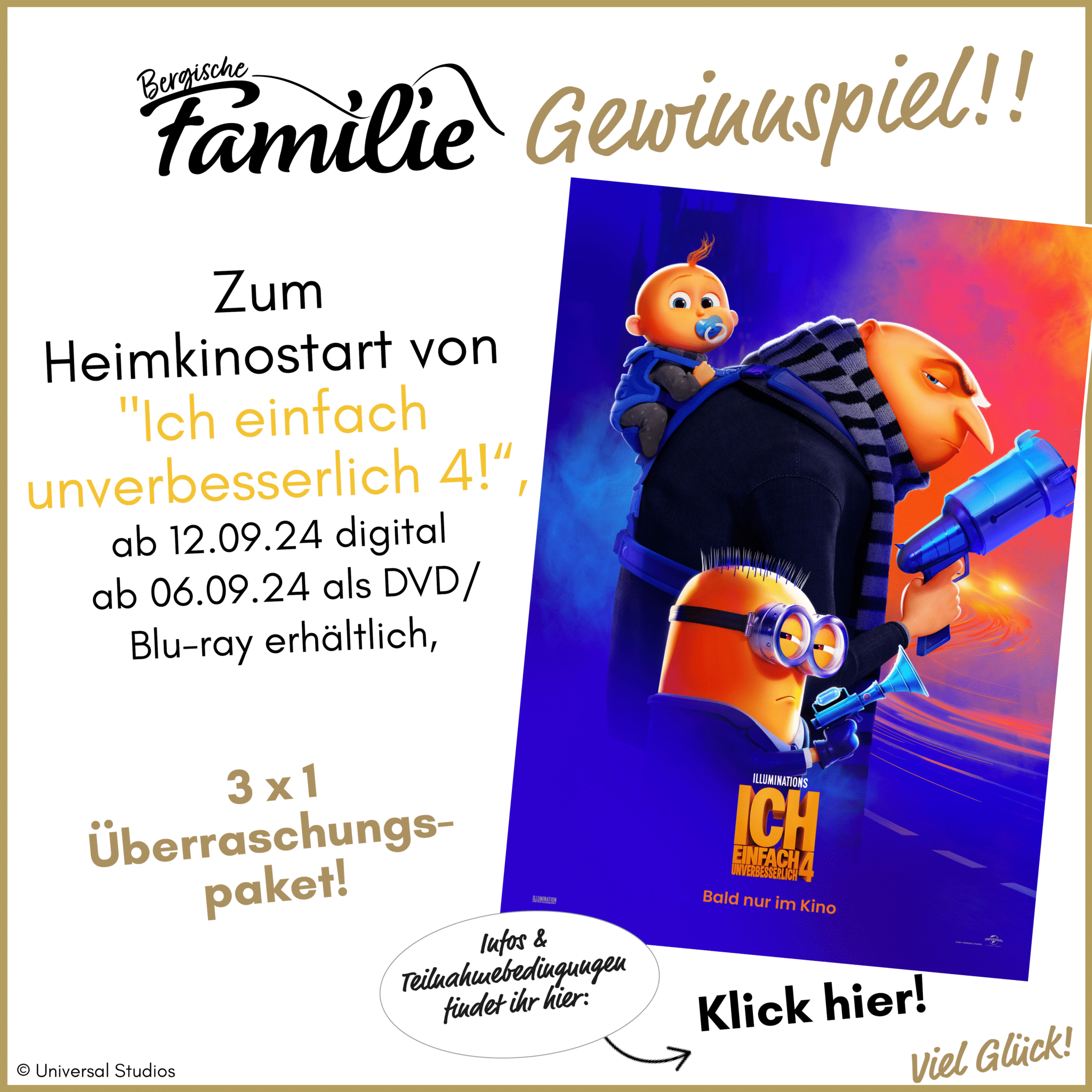 Gewinnspiel Ivh einfach unverbesserlich 4