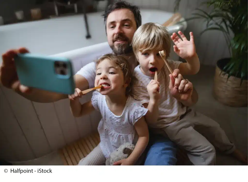 Elternzeit & Elterngeld, Morgenroutine mit Kindern