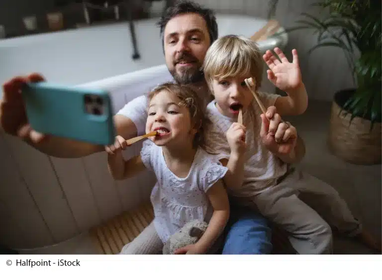 Morgenroutine mit Kindern