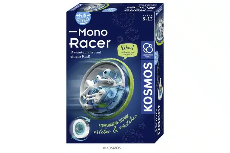 KOSMOS Fun Science MONO RACER – Einräder Experimentierkasten zum Selberbauen