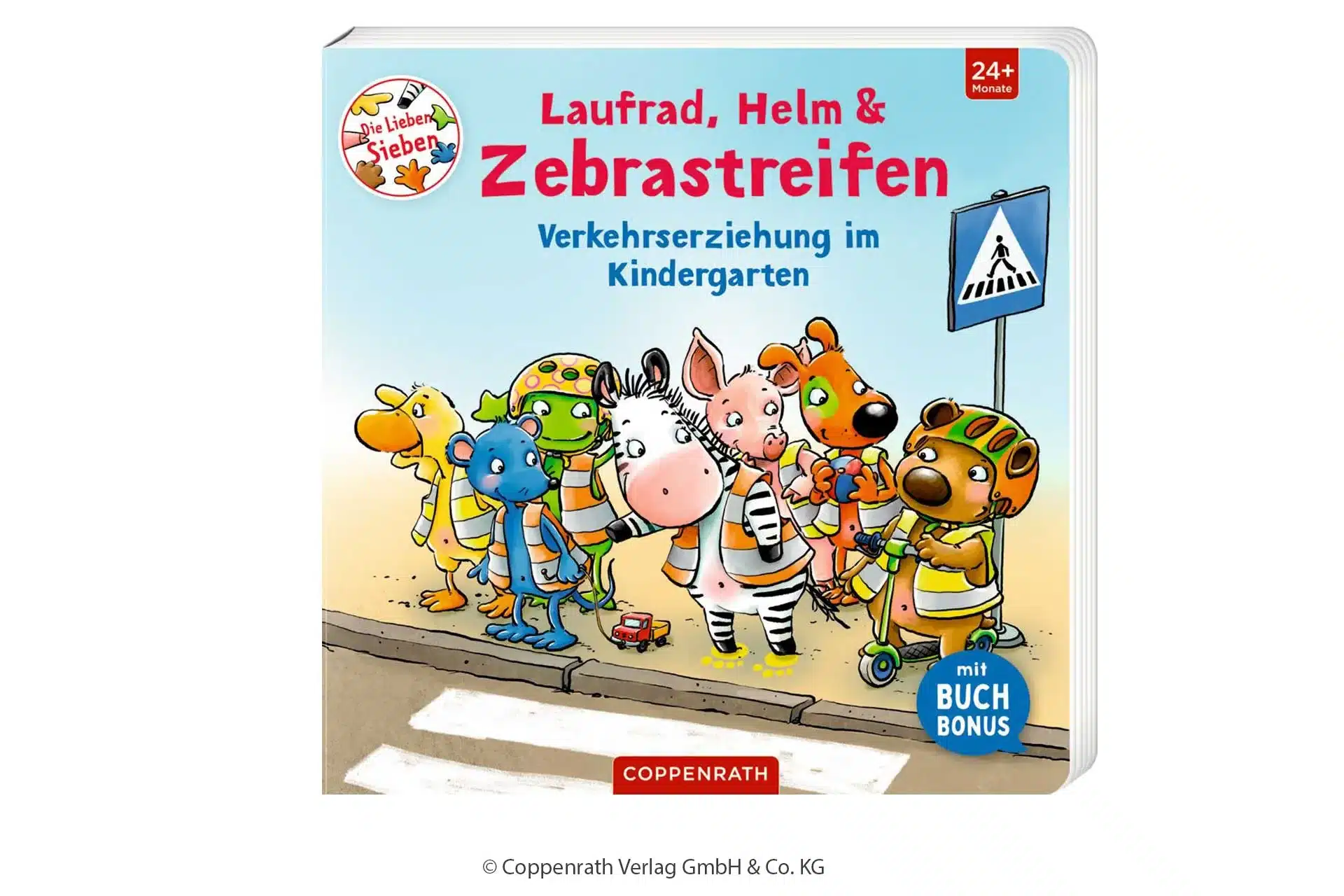 Laufrad, Helm & Zebrastreifen - Die Lieben Sieben Coppenrath