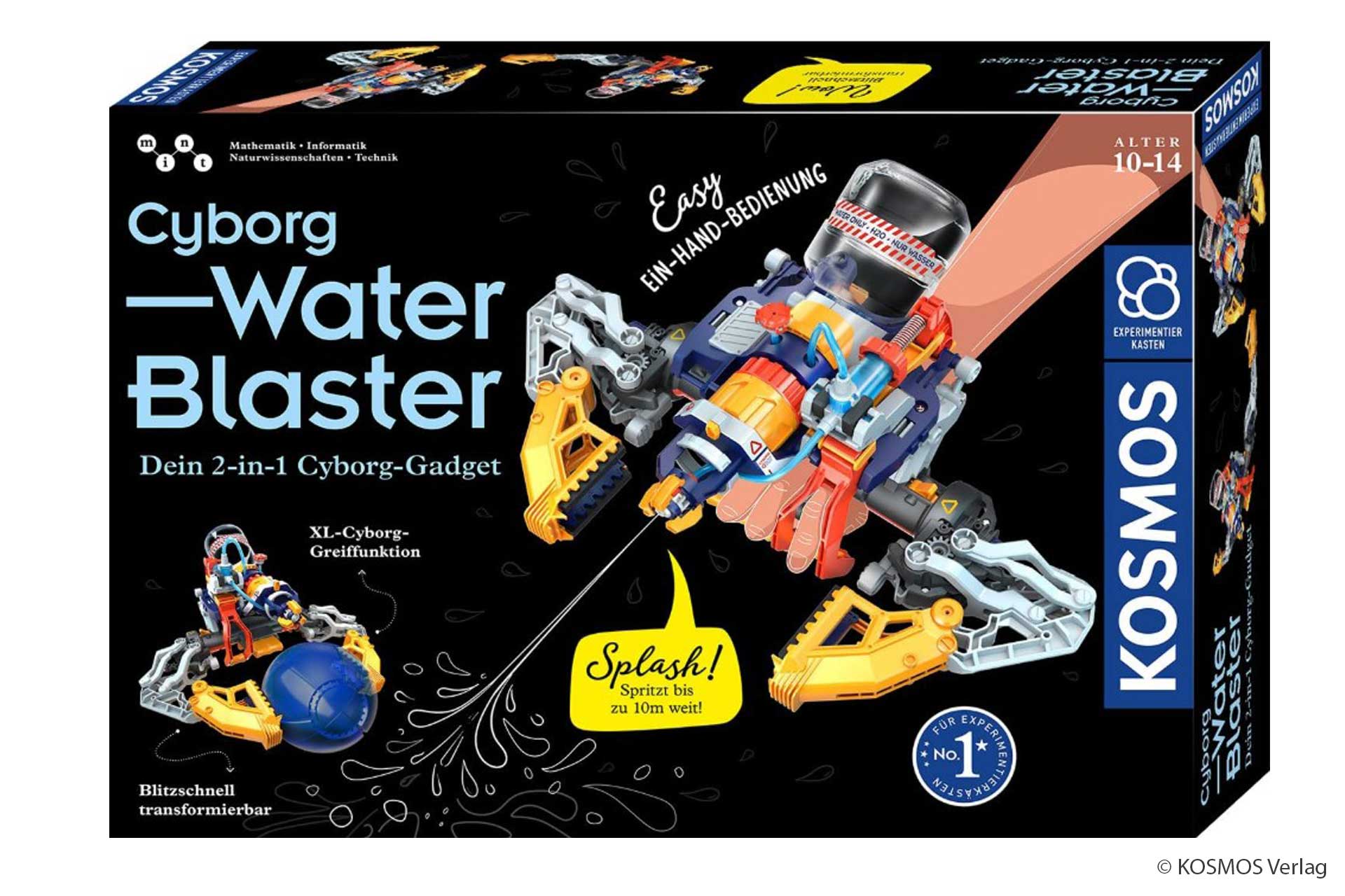 Cyborg Water Blaster KOSMOS Spieletipp MINT