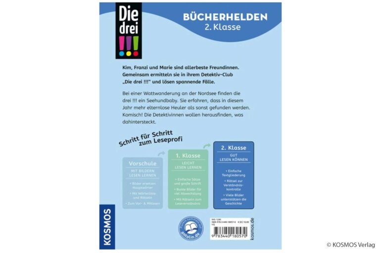 KOSMOS Die drei !!! Bücherhelden Seeund ahoi Buchtipp