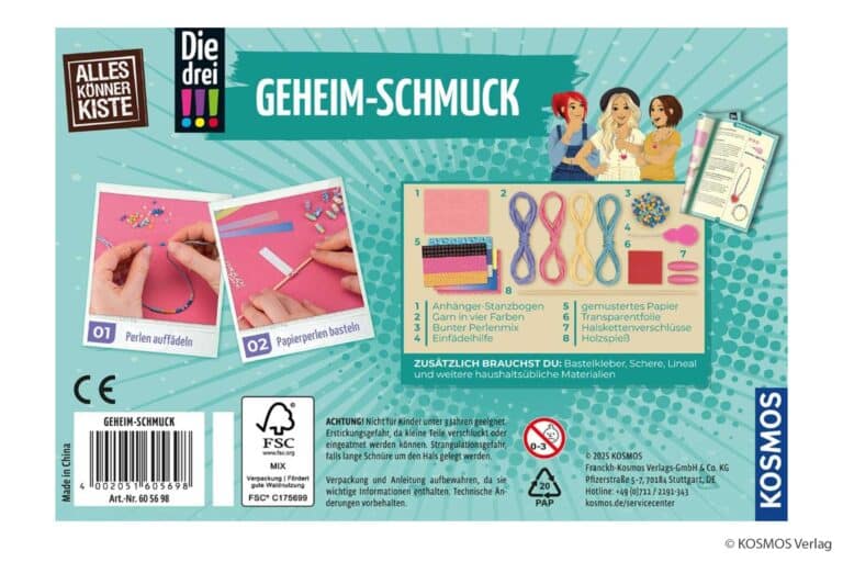Die drei !!! Geheim-Schmuck Basteltipp