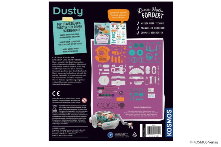 KOSMOS DUSTY Saugroboter MINT Experimentierkasten
