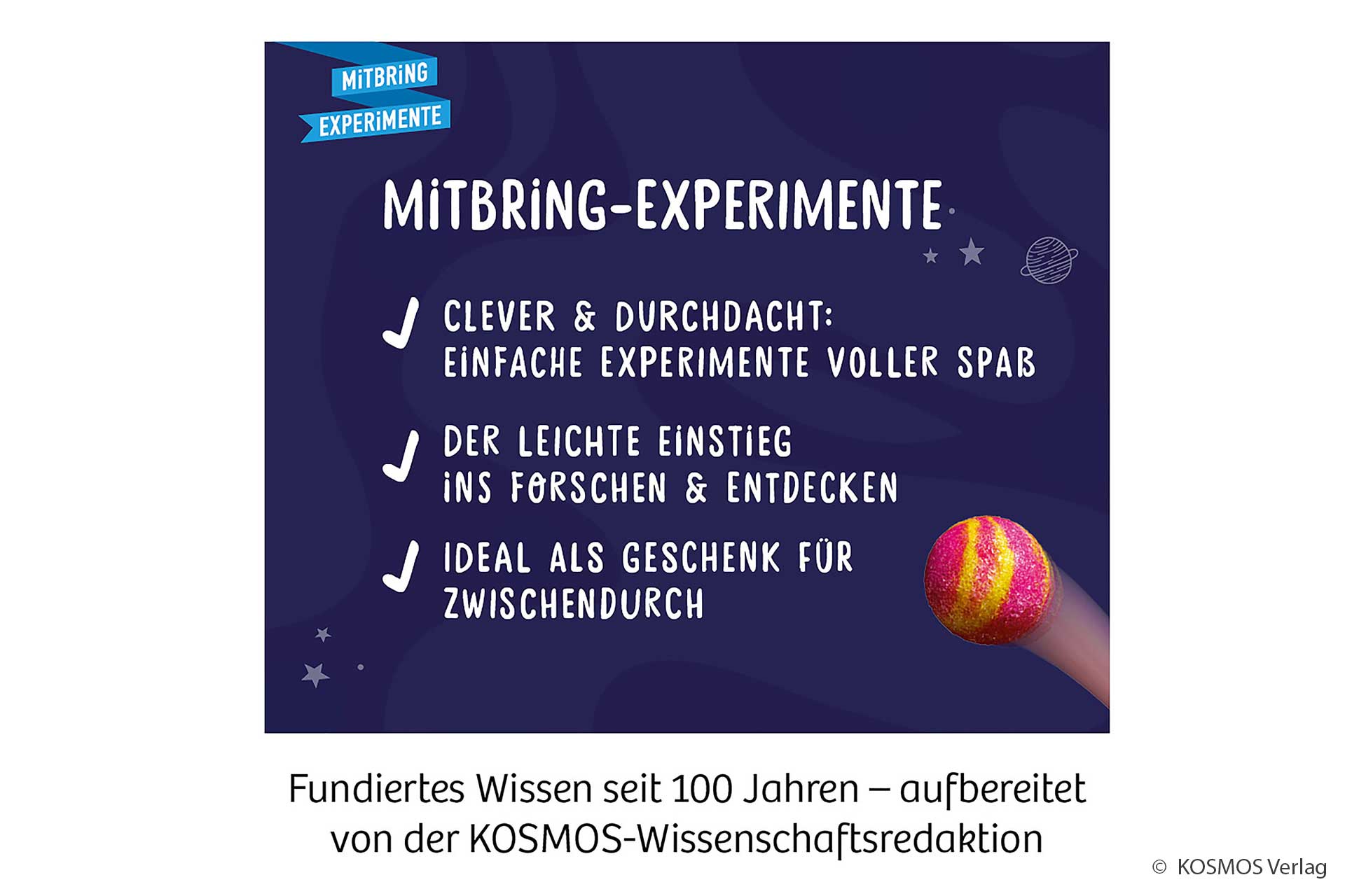 KOSMOS Flummi-Planet Experimentierkasten KOSMOS MINT