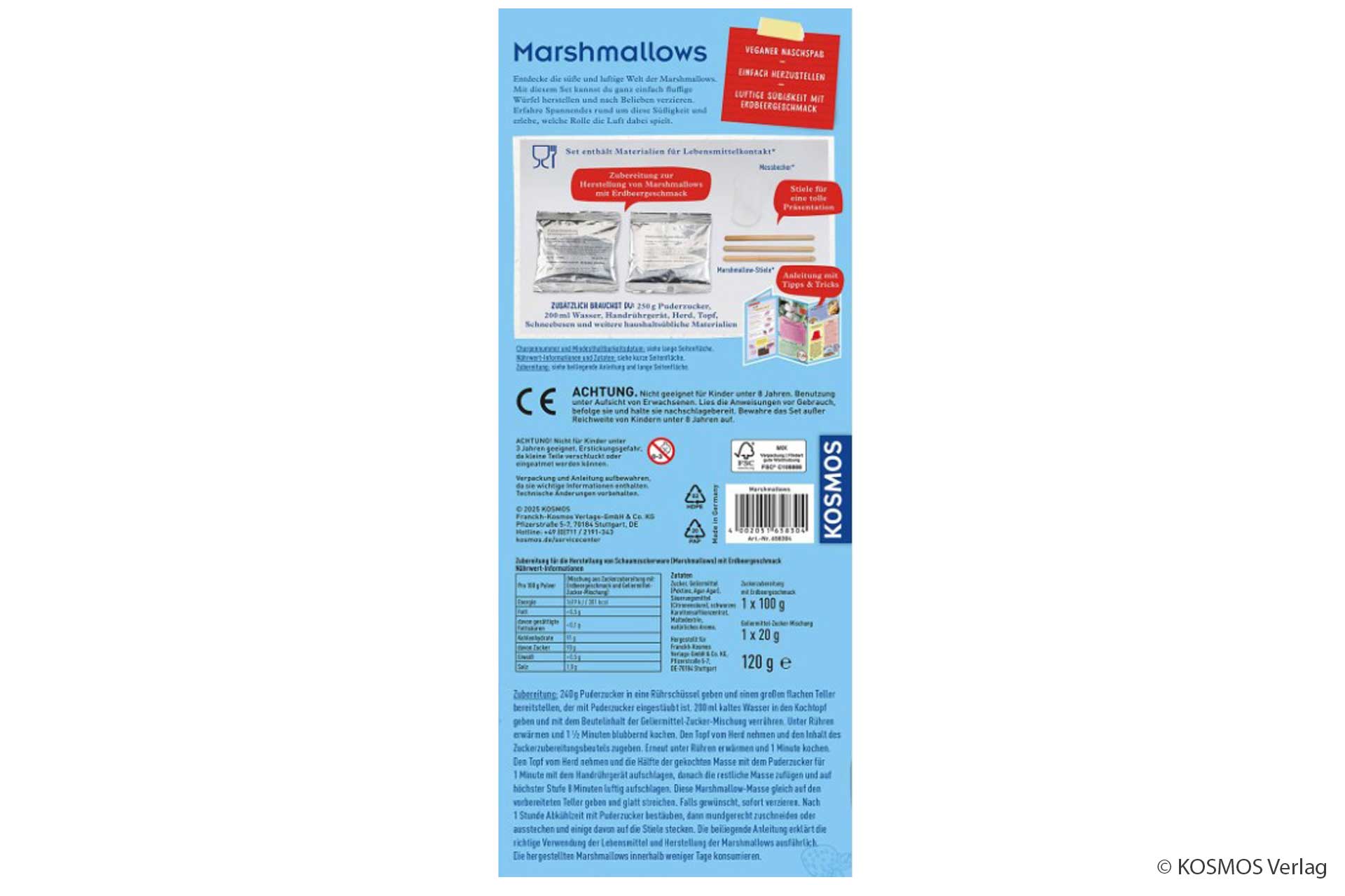 Marshmallows KOSMOS Mitbringexperiment
