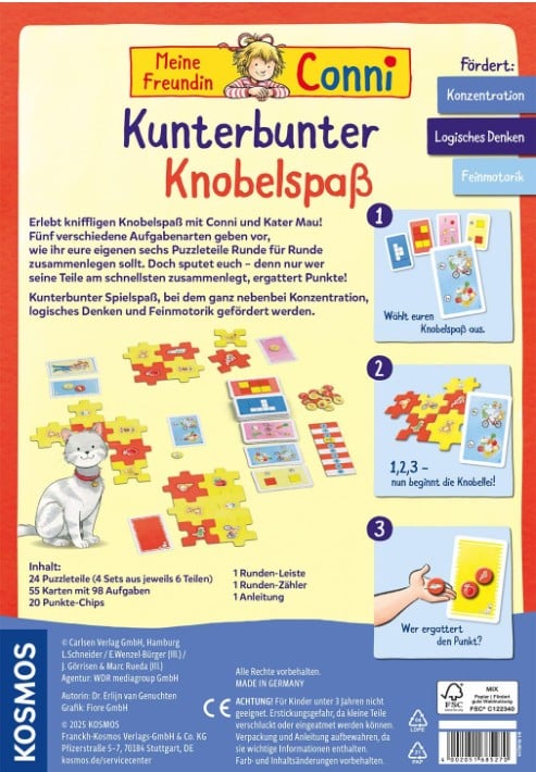Spieletipp: Meine Freundin Conni – Kunterbunter Knobelspaß 2 Meine Freundin Conni Knobelspaß Spieletipp