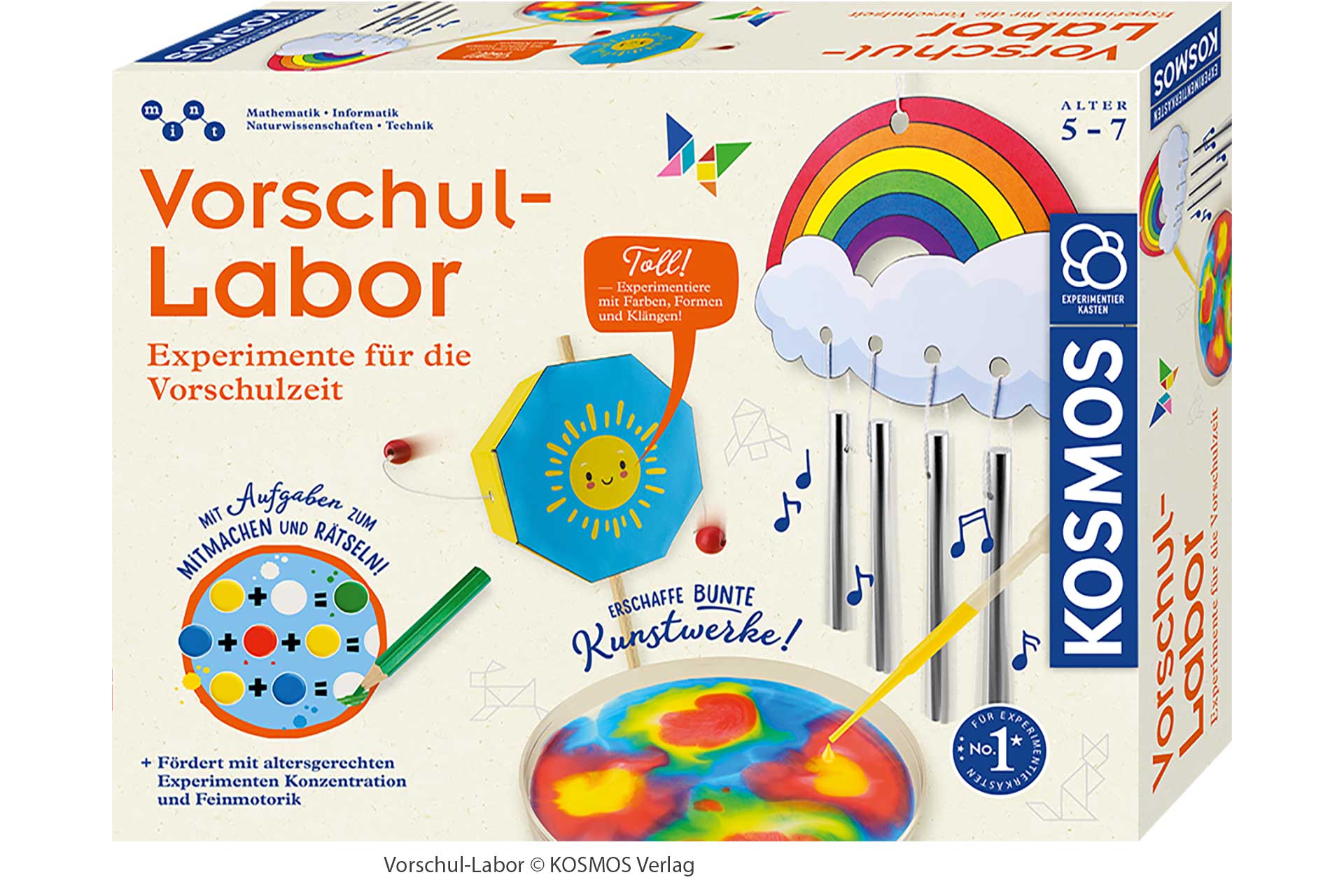 Vorschul-Labor Kosmos Experimentierkasten Spieletipp