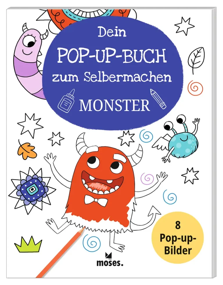 GEWINNSPIEL: ALLES VOLLER MONSTER 3 Popup Monsterbuch Moses