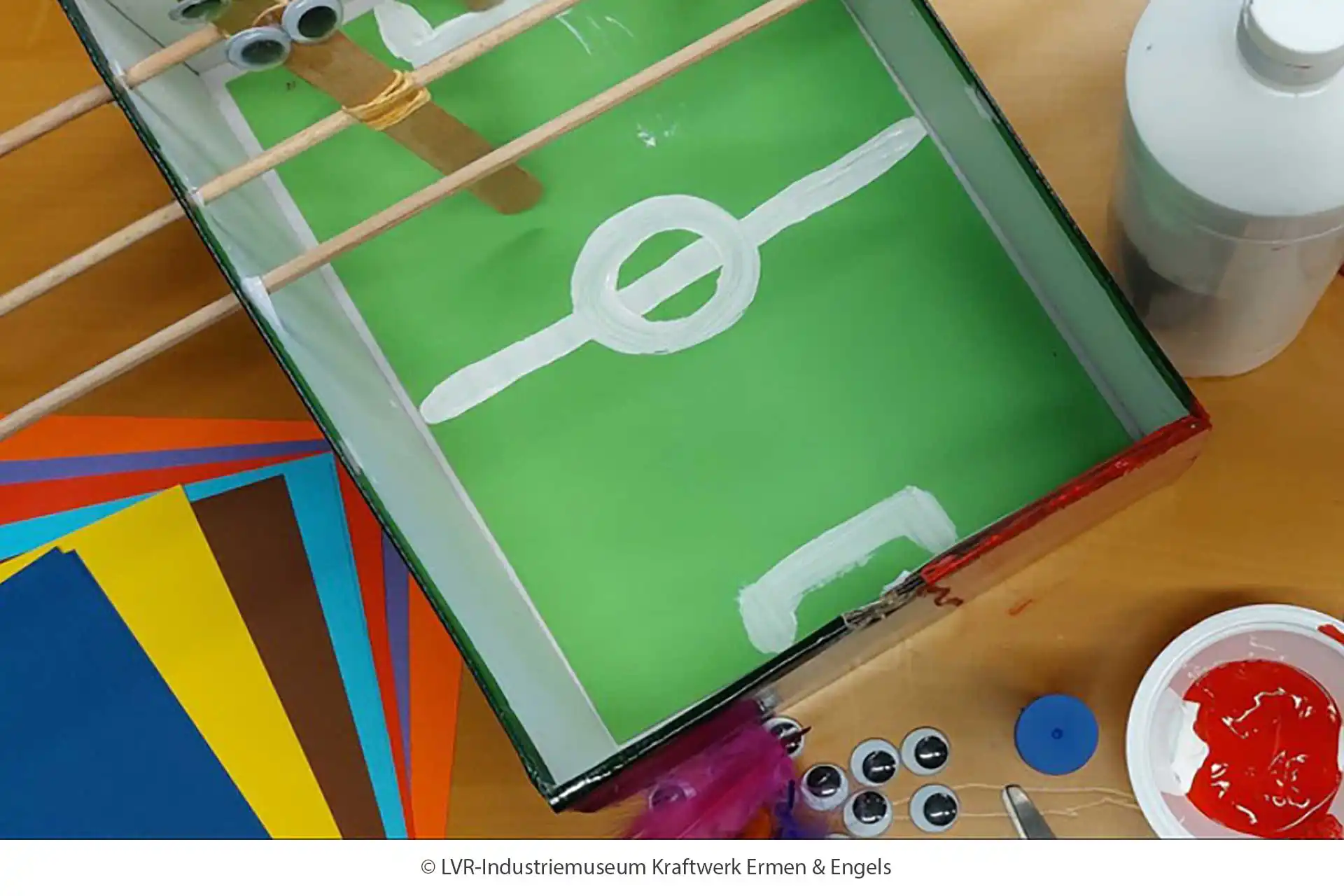 Ferienaktion: Angespielt! Bau dein eigenes Spiel 1 LVR-Industriemuseum Kraftwerk Ermen & Engels
