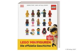 LEGO Minifiguren Die offizielle Geschichte Buchcover mit Astronauten Minifigur