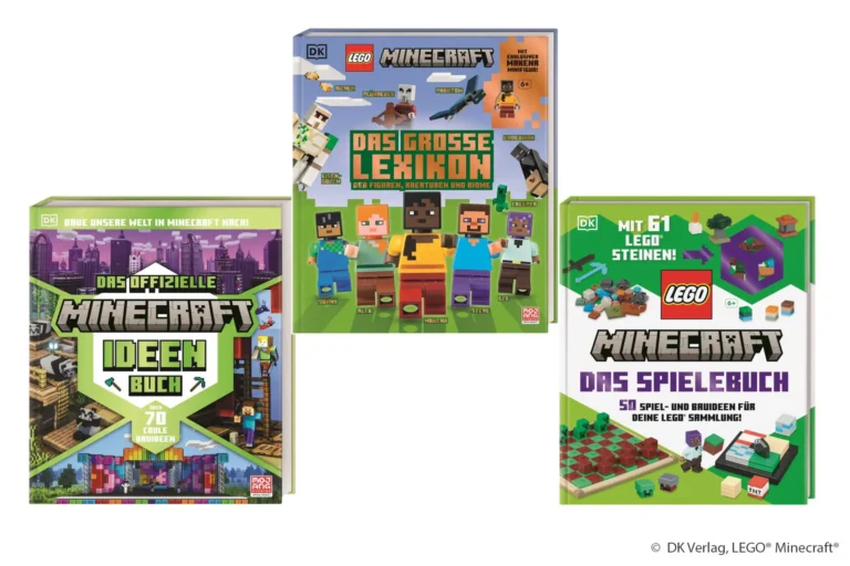 LEGO Minecraft Bücher Spielebuch Bauideen für Kinder Minifiguren Lexikon