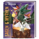 DK Wissen Sagen und Mythen Buchcover mit 3D-Grafik Ra und Medusa