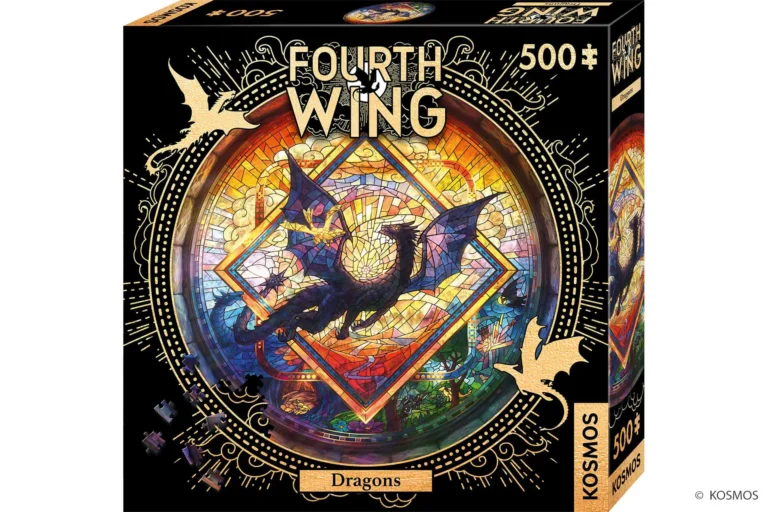 Fourth Wing Puzzle Test KOSMOS Drachen Verpackung Tairn Andarna Martin Hoffmann 12+
