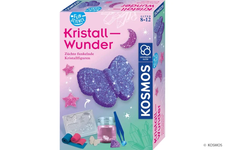 Kristall-Wunder Test Kinder Kristalle züchten