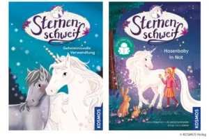 Sternenschweif Reihe Magisches Einhorn Pony Abenteuer Hasenbaby in Not Buchcover mit Einhorn Laura Kosmos