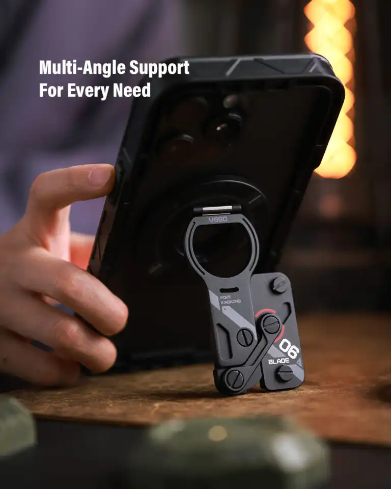 VSGO Magnetisches faltbares Taschen-Handy-Stativ – EDC Phone Stand