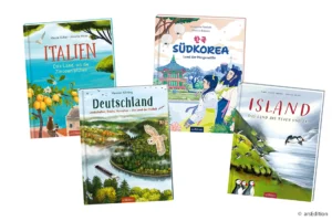 arsEdition Länderbücher Serie Deutschland Island Italien Südkorea illustrierte Bücher Kinder