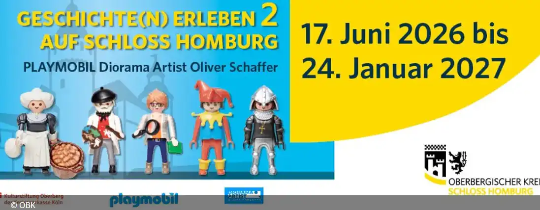 Geschichte(n) erleben 2 auf Schloss Homburg PLAYMOBIL Diorama Artist Oliver Schaffer 1 Museum und Forum Schloss Homburg